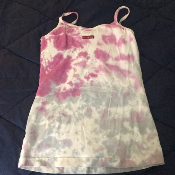 Hard tail tie dye cotton yoga top - Picture 2 of 3